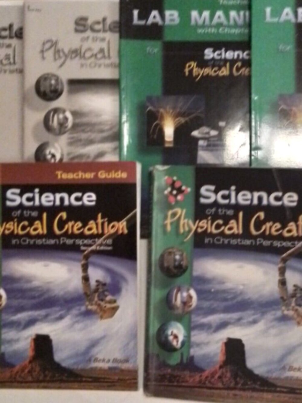 abeka books science of the physical creation in the christian perspective 6 set